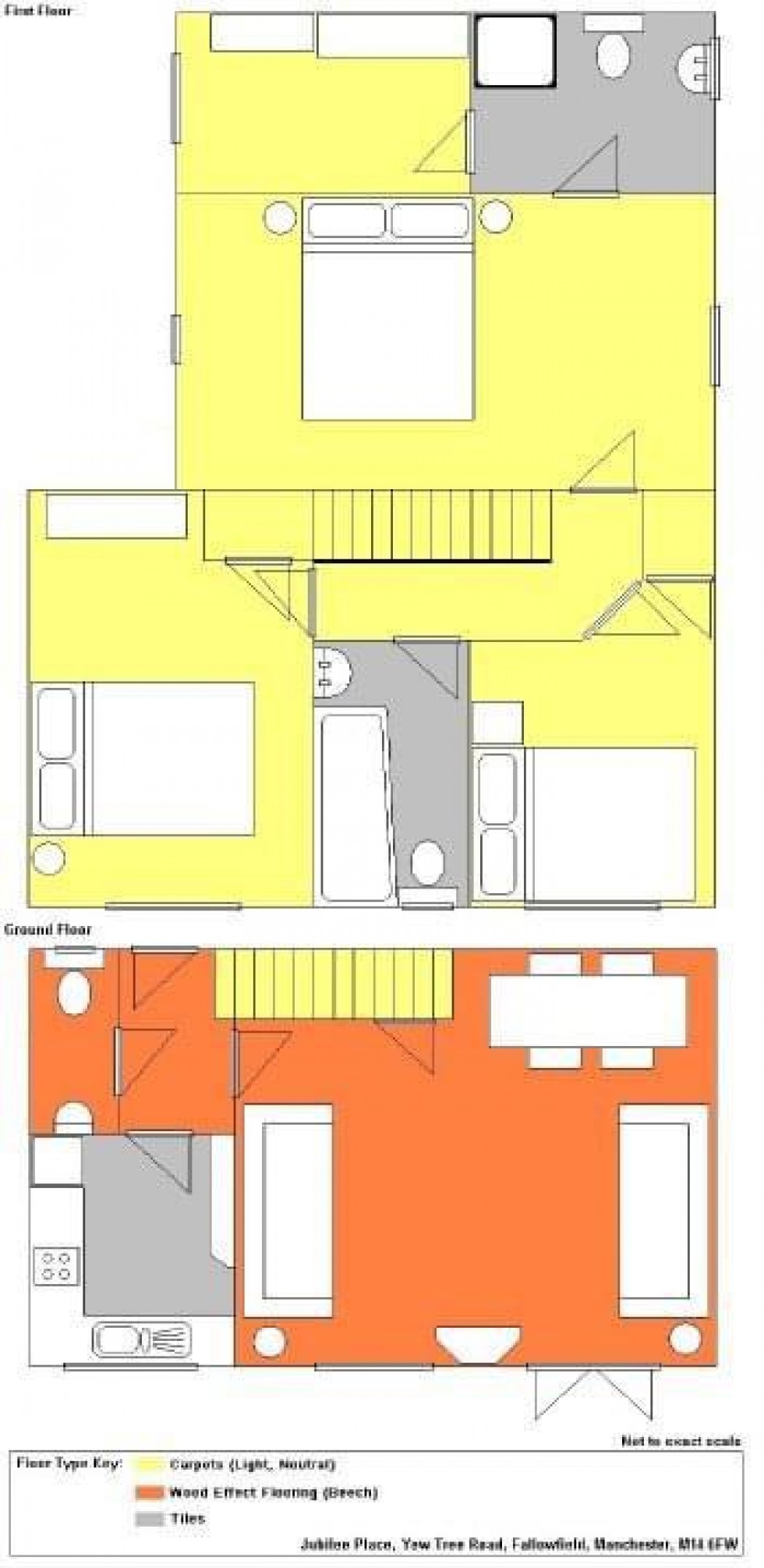 Floorplan for Yew Tree Road, Manchester