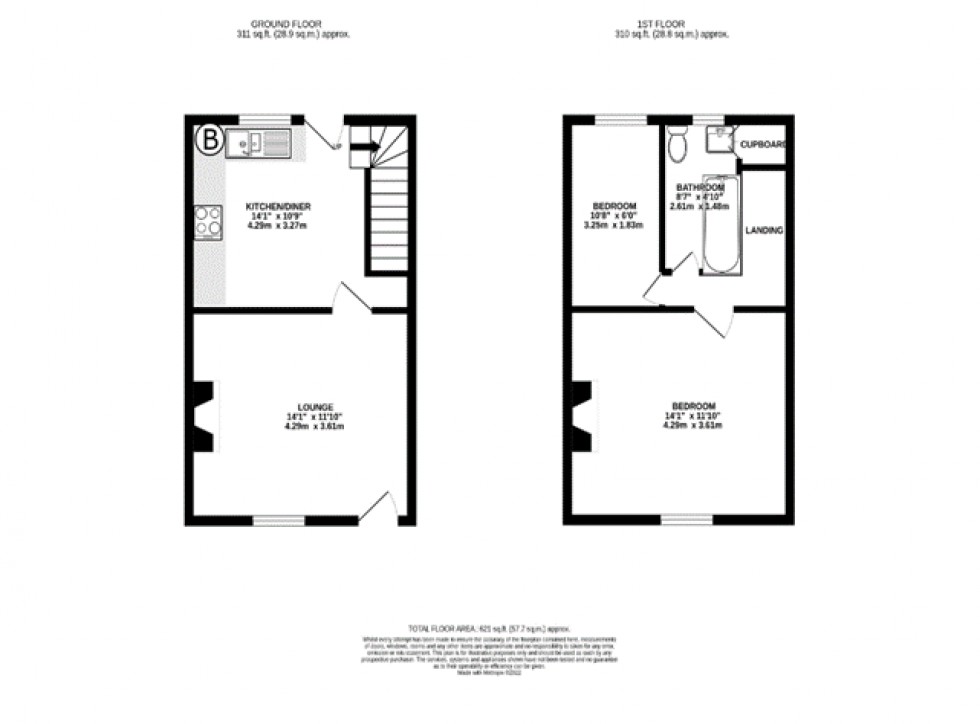 Floorplan for London Road, Hazel Grove, Stockport